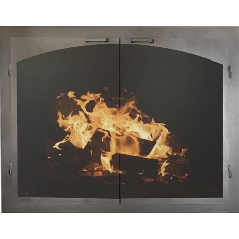 cabinet steel fireplace door|Cabinet Steel Fireplace Door.